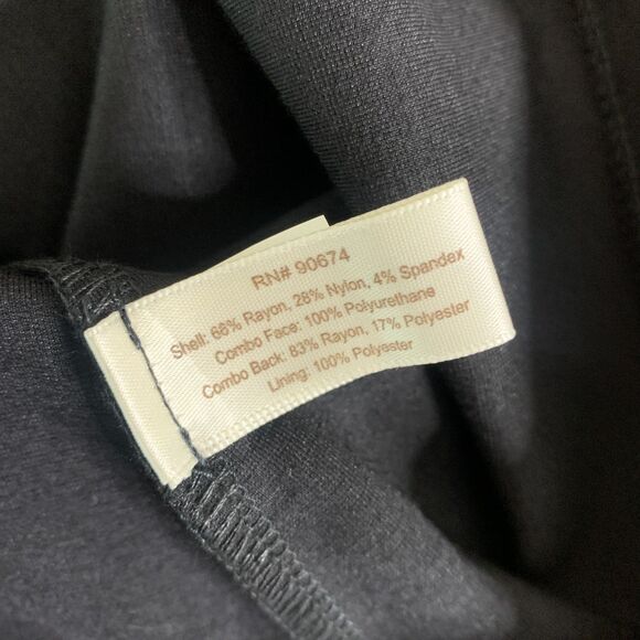 Boston Proper sleeveless faux leather dress black size 2 - Picture 7 of 8